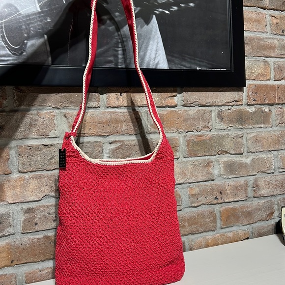 CRaZY HORSE A Liz Claiborne Company Straw Weave Tan Brown Leather Shoulder Bag | UK